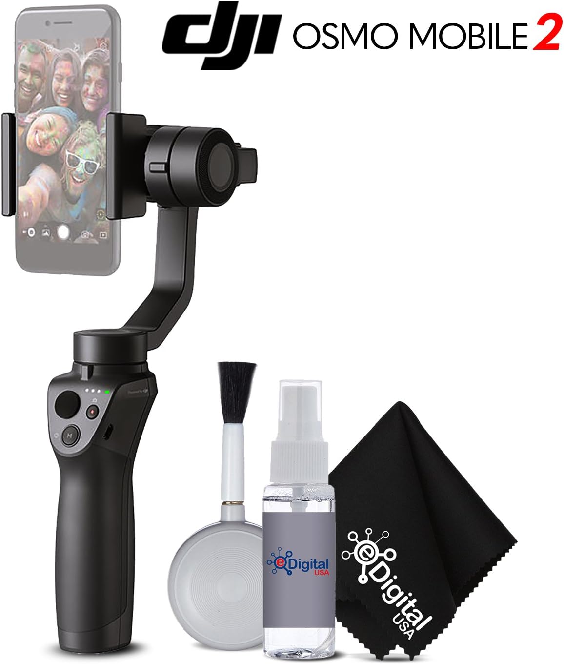 DJI osmo Mobile 2 Handheld Smartphone Gimbal Starter Bundle