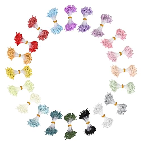 2000pcs Flower Stamens, Stamens for Flower Making, DIY Craft Simulated
