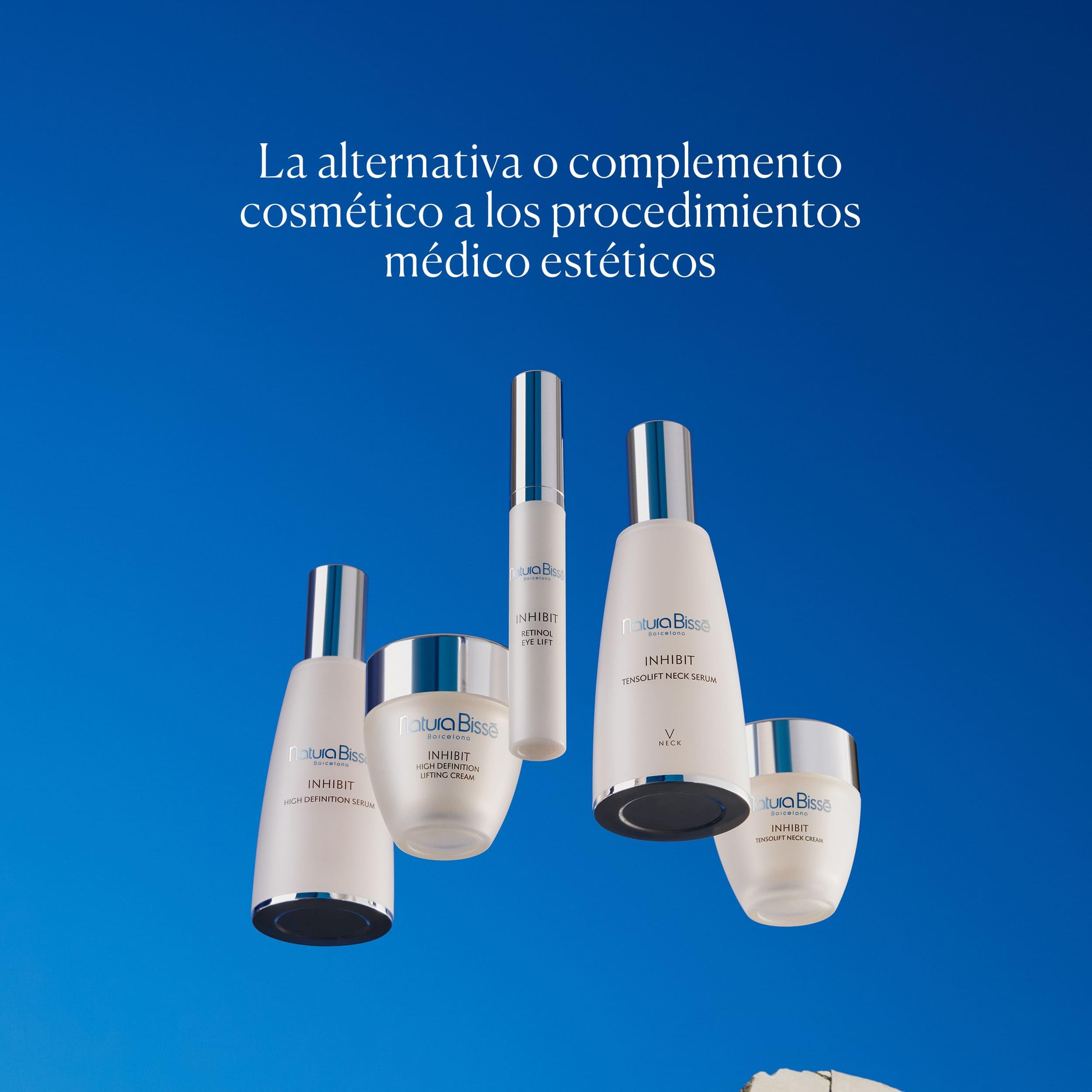 Natura Bissé Inhibit High Definition Lifting Cream | Crema Redensificante Tensora con Colágeno, Ácido Hialurónico, Niacinamida y DMAE | 50 ml
