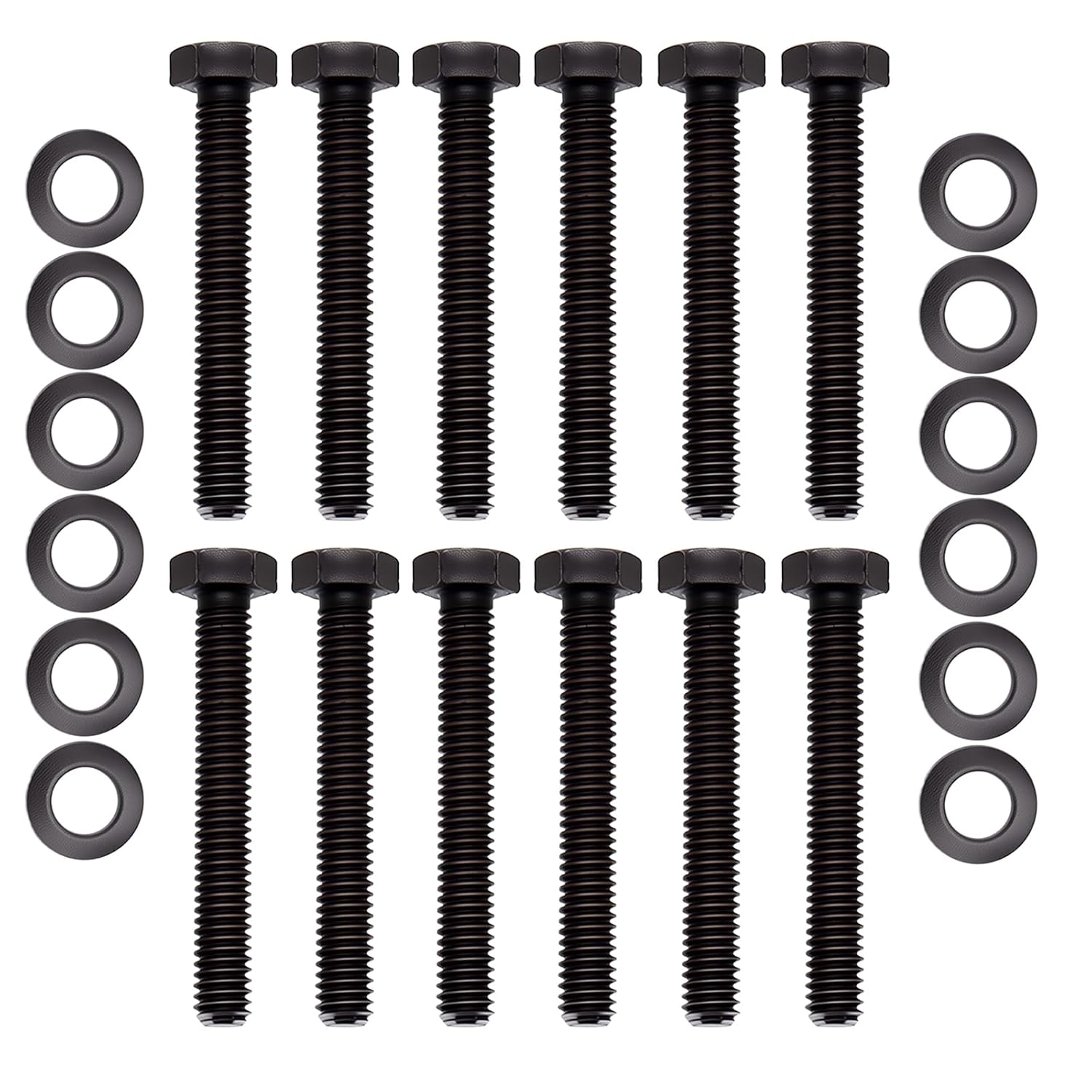 12 Pack Engine Intake Manifold Bolt Set for Dodge Ram 1500,Fits Dodge B-Series 1992–1998, Ram 1500/2500 3.9 L V6 & 5.9 L V8,Replace OE 6035967AA