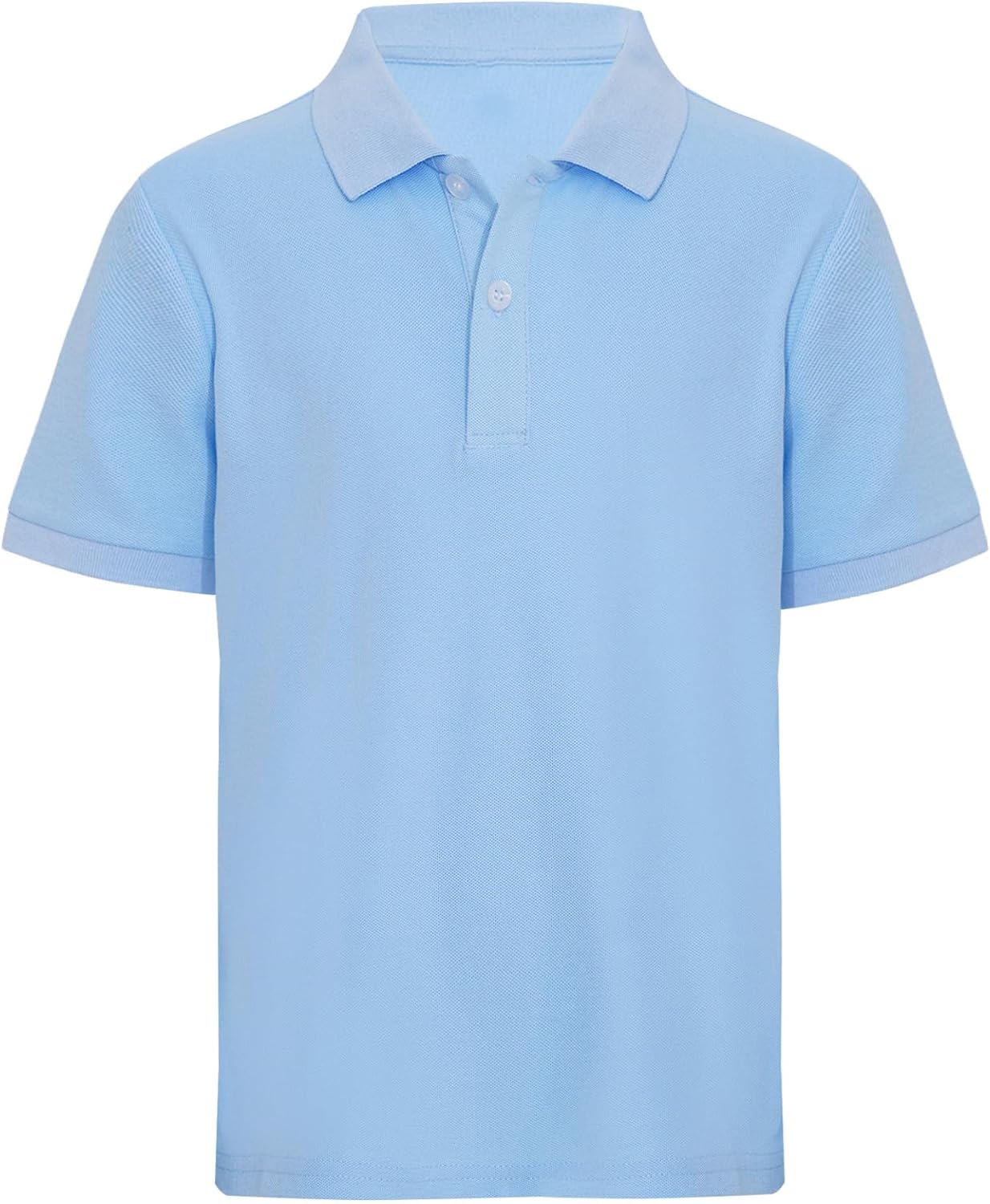 Boy's School Uniform Short Sleeve Polos Shirts Moisture Wicking Performance Material Athletic Sport Golf Shirts