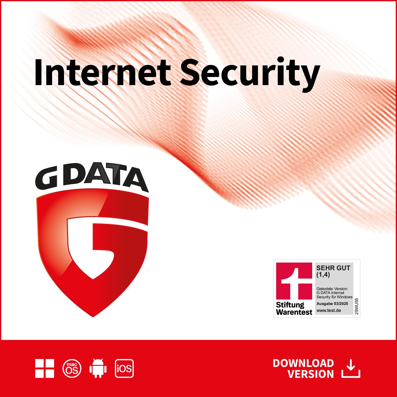 G DATA Internet Security 2021, 1 Device - 1 Year, Activation Code by Email, Antivirus for PC, Mac, Android, iOS, Made in Germany - Future Updates Included