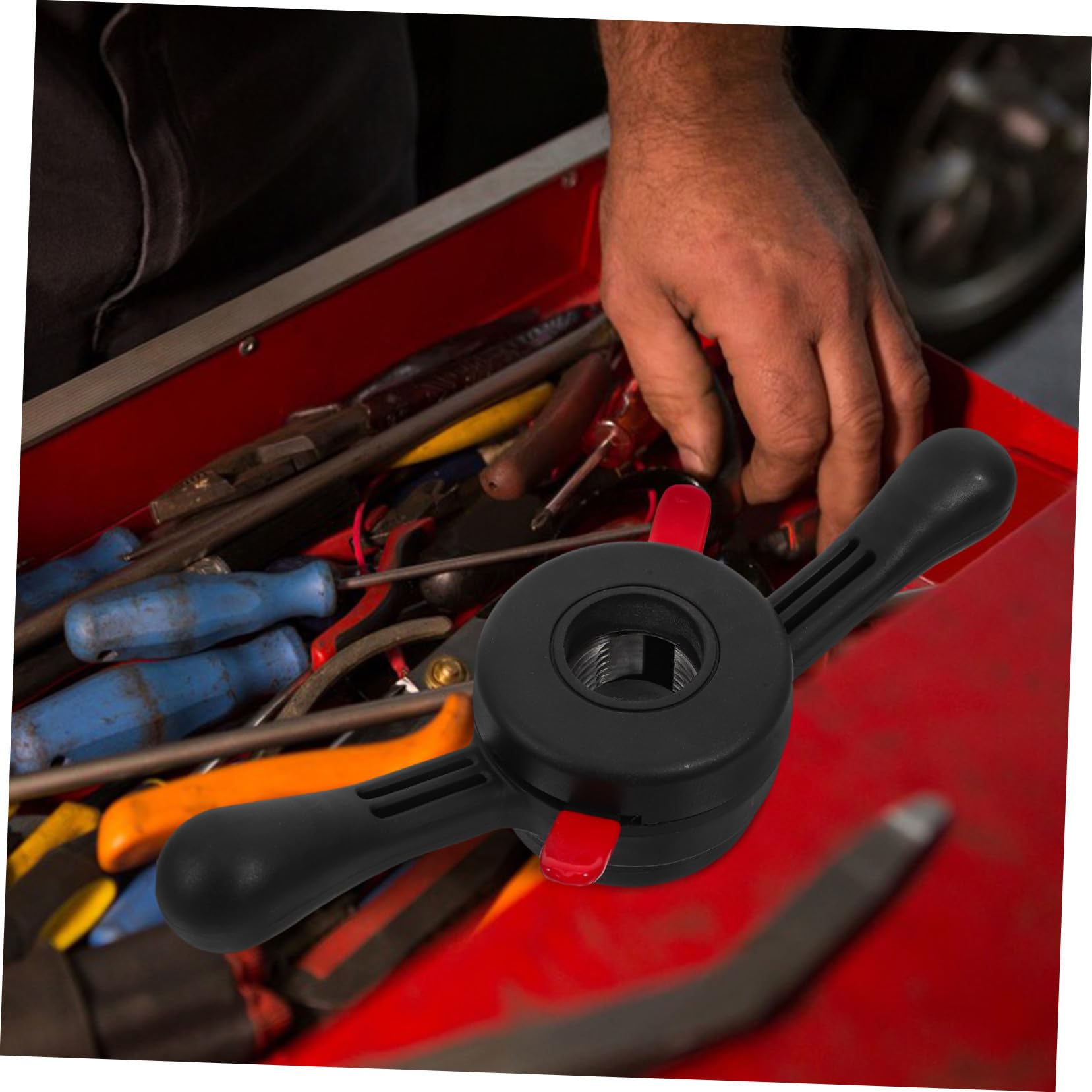 ORFOFE Schnellspanner Wheel Balancer Reifenwuchtwerkzeug Gewinde für Auto Reifenwechsel mit Nylon Präzise Balance Robust und Vielseitig für Sichere Stabile Fahrt