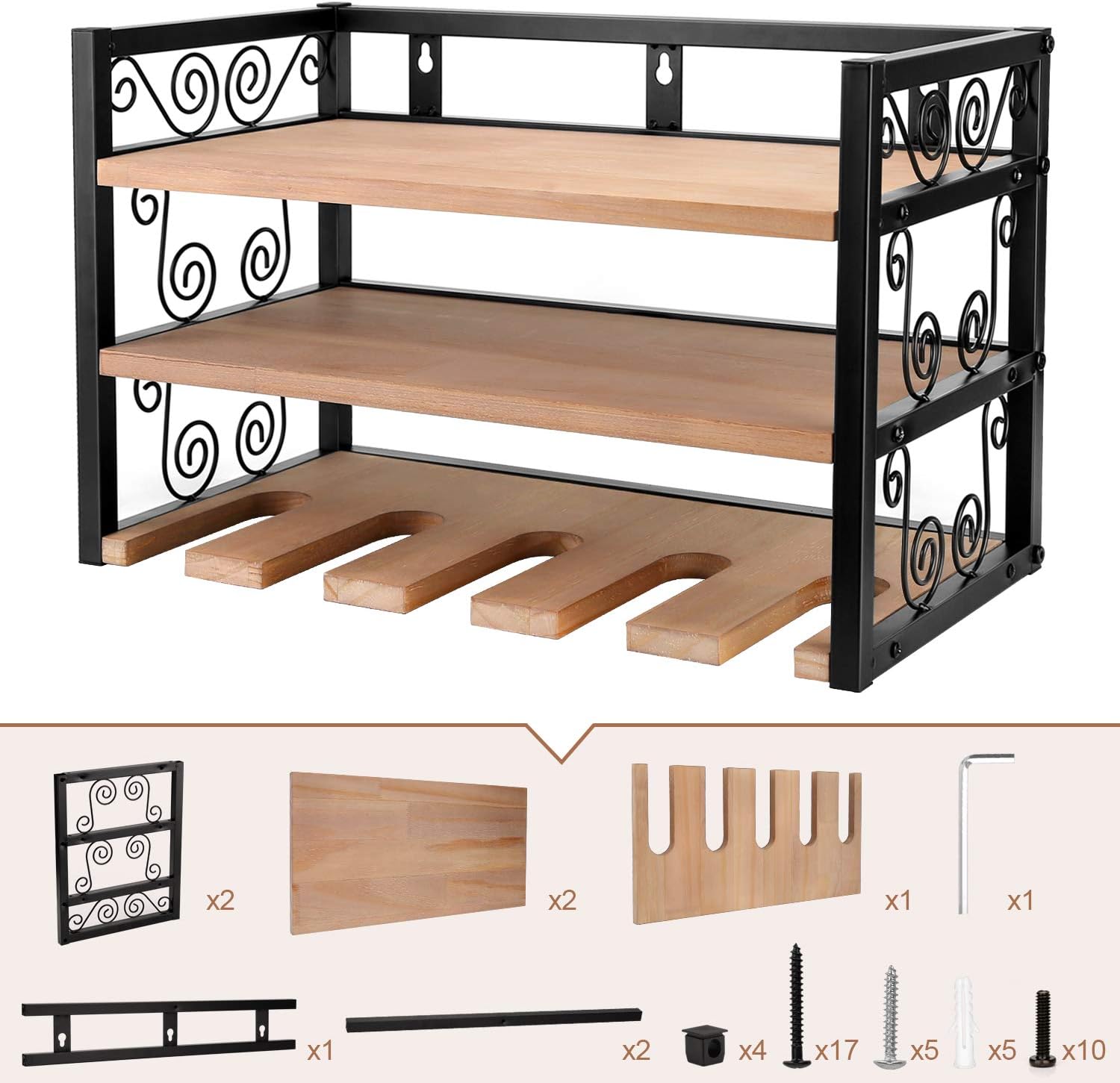 Prоmо 40% оƒƒ ASTONG Power Tool Storage and Tool Organizer, Drill Charging Station Five Drill Hanging Slots, Garage Storage Cabinets Wall Mount Metal Rack & Wooden Board
