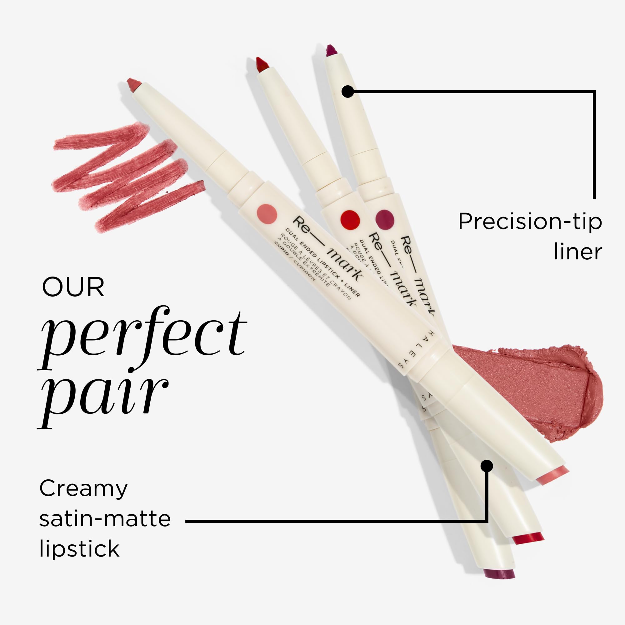 HALEYS Re-mark Dual-Ended 2-in-1 Lipstick and Lip Liner