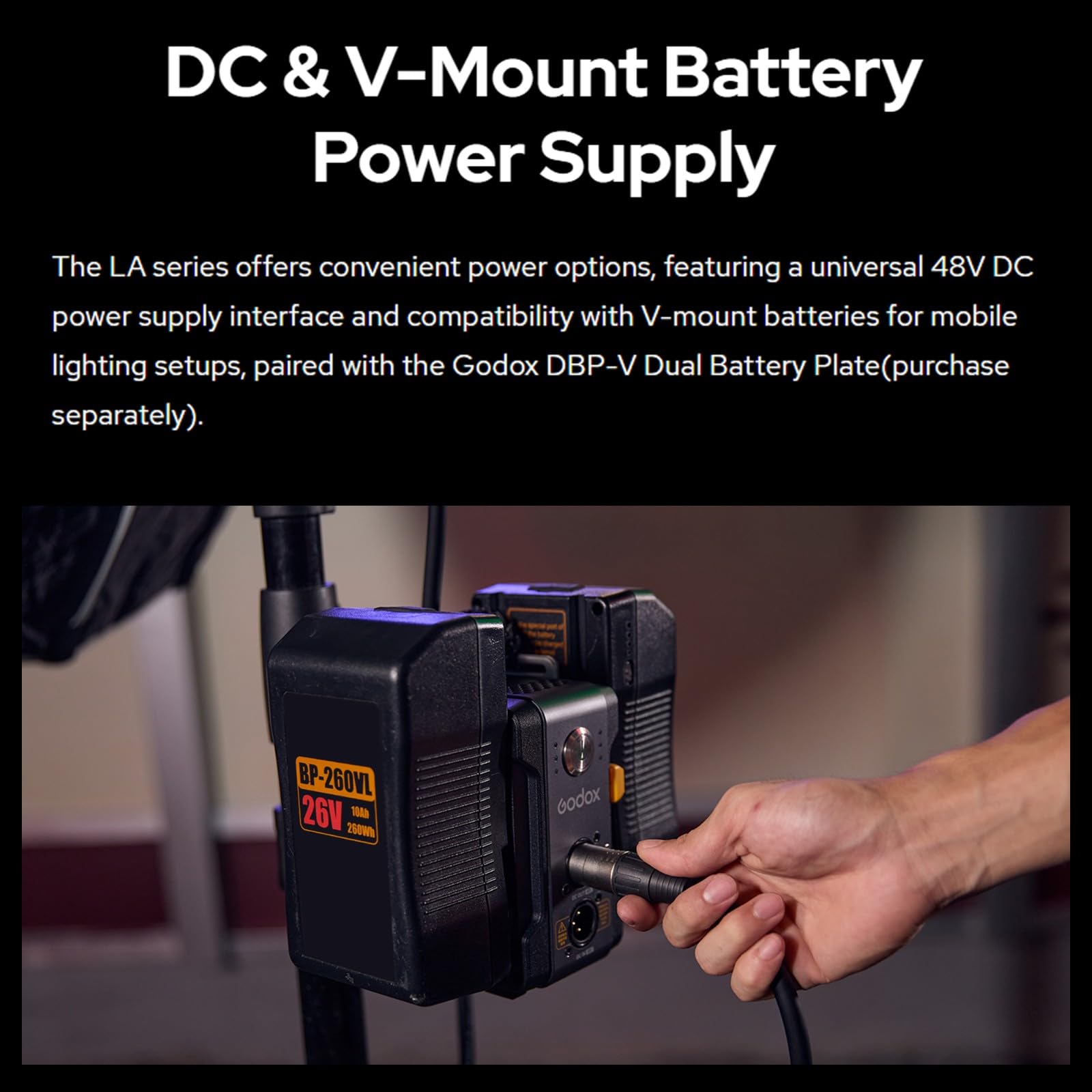 Amazon | Godox LA200R 220W RGB LED ビデオライト ボーエンマウント