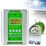 Wind Solar Hybrid Charge Controller 3000W-10000W, 12V/24V/48V Regulator MPPT Wind Solar Hybrid Boost Controller, for Wind Turbine Generator Charger Battery,48V-10000W