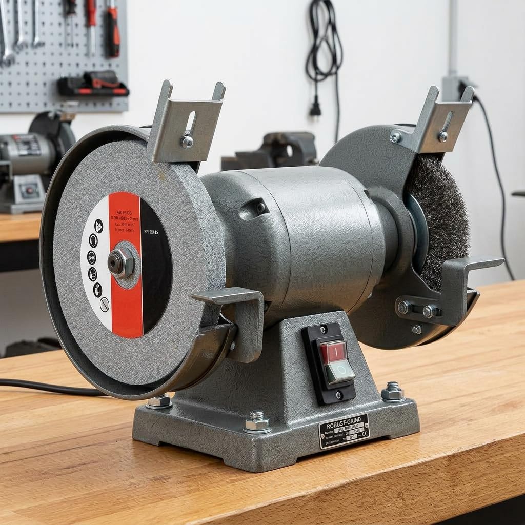 Mola Banco 200mm G80 Foro 20mm Spessore 40mm Carburo Silicio - Rettifica Precisa Metalli Non Ferrosi Vetro Ceramica Bassa Vibrazione Alta Durata