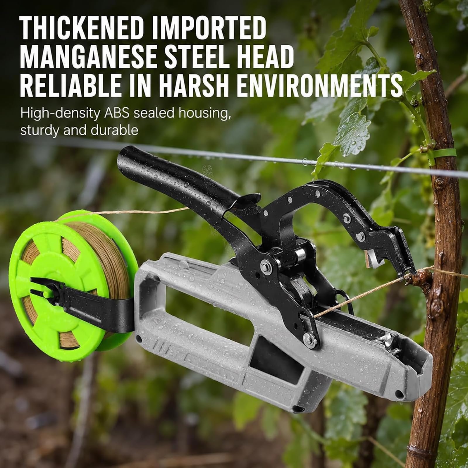 Atador Automático De Plantas De Jardín, Herramienta Eléctrica Inalámbrica Para Atar Plantas, Diámetro De Atado De 45 Mm Para Tomates, Uvas Y Plantas Trepadoras