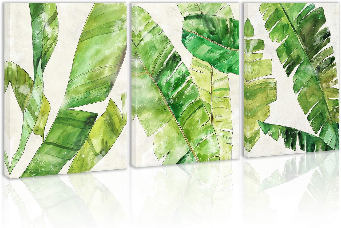 Green Leaf Wall Art Decor Simplicity Simple Life Modern