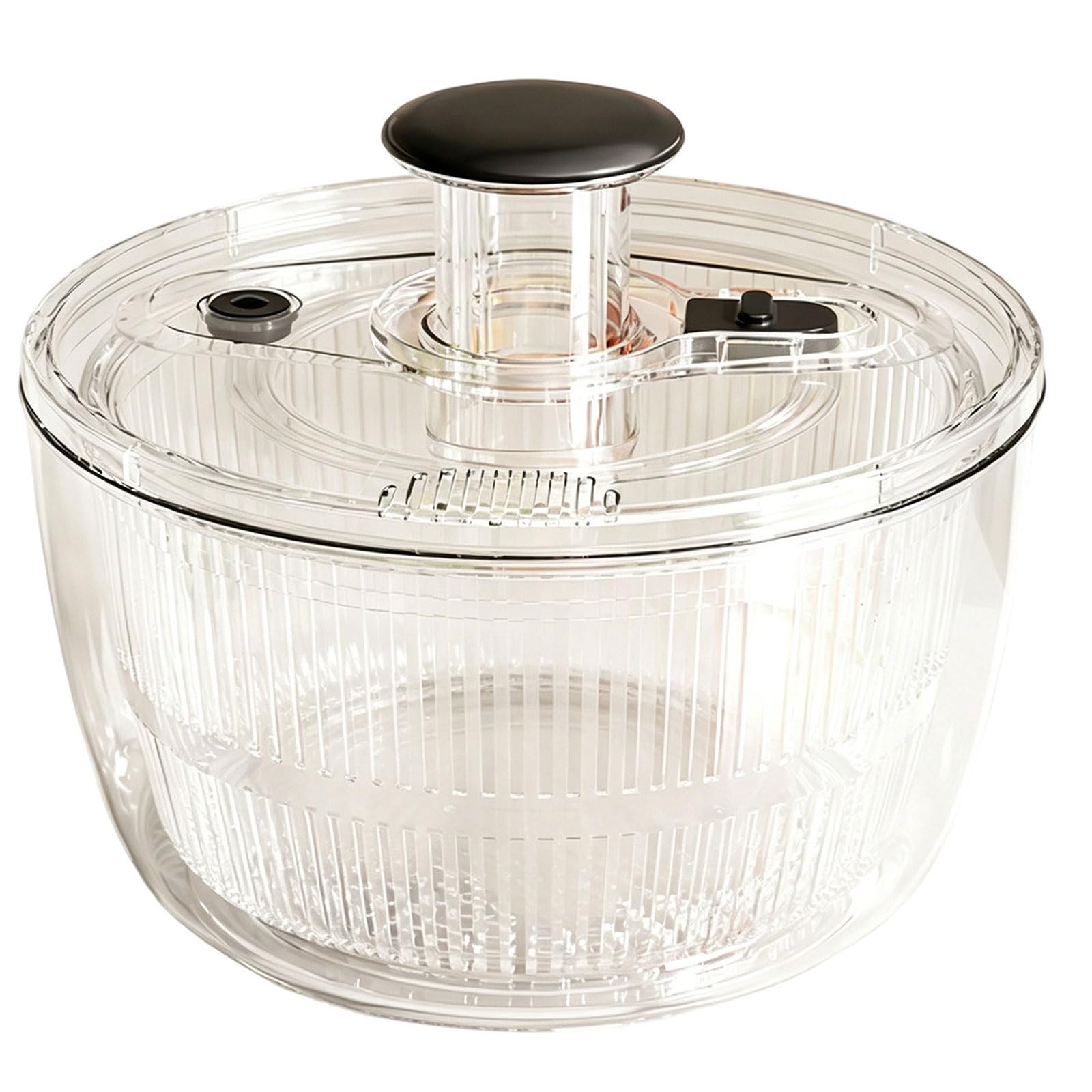 PANGBOER Vegetable Dryer Basket 3L / 5L Size Rotating Vegetable Washer Perfect for Washing Fruits and Draining Pastas Salad Spindlers