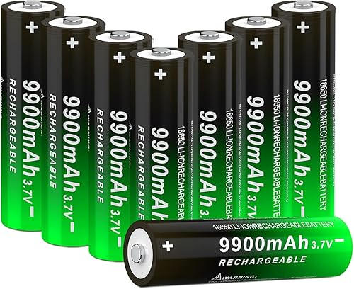 18650 3.7V batería recargable botón superior con 9900 mAh herramienta de diseño de alto rendimiento para cámara y linternas, relojes, juguetes uso