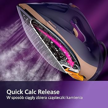 Philips Żelazko Parowe Azur - 3000W, Strumień pary 55g/min