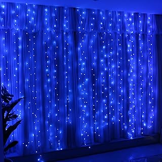 15 Sparkling White Christmas Tree Decor Ideas That Shine Bright This Holiday! 105 HXWEIYE 300LED Fairy Curtain Lights, 9.8x9.8Ft USB Plug-in 8 Modes Chris...
