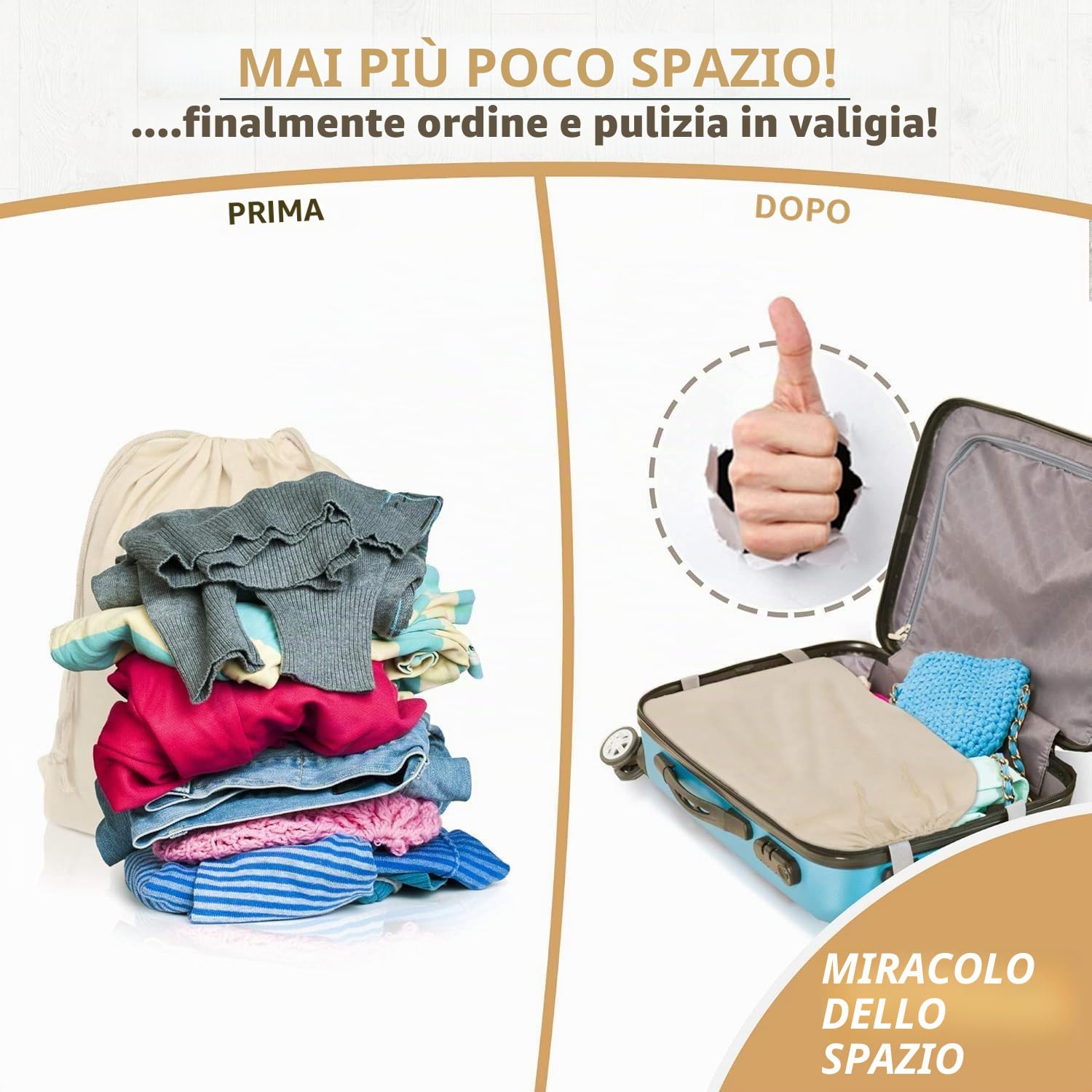 ELES VIDA® - XXL Sacchetto per il bucato 2 Set 70 x 90 cm in 100% cotone - XL - extra large per uso intensivo - durevole, con coulisse, sacchetto per il Colore Naturale