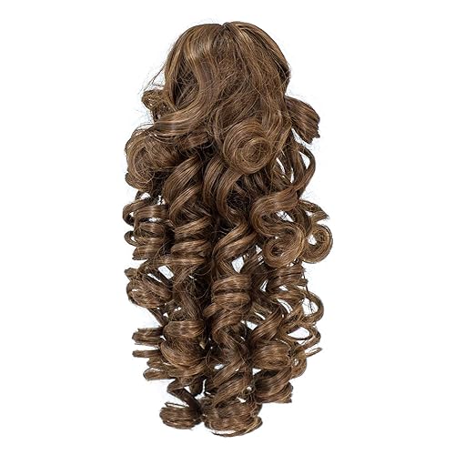 Miniatura 5 de SWACC - Extensiones de cola de caballo de 12 pulgadas con clip de pinza, cabello sintético rizado