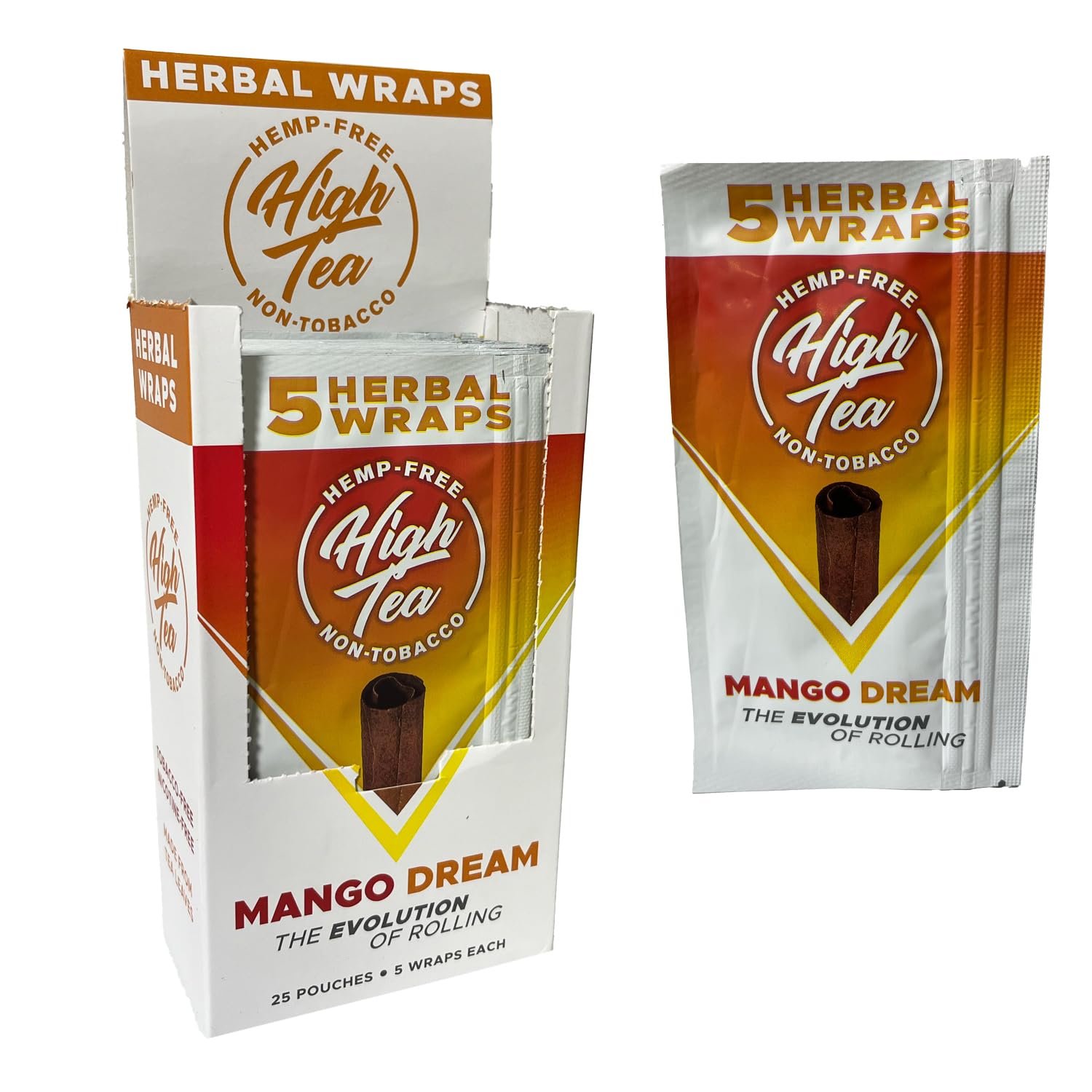 non tobacco leaves Amazon.com: High Tea Non Tobacco All Natural Herbal Smoking Wraps - Mango  Dream