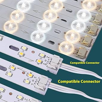 LED Driver 8-24W for Multi-Color Ceiling Strip Spot Light Module Panel, Replacement LED Power Supply Transformer Starter Adapter, Input AC85-265V Output DC36-85V