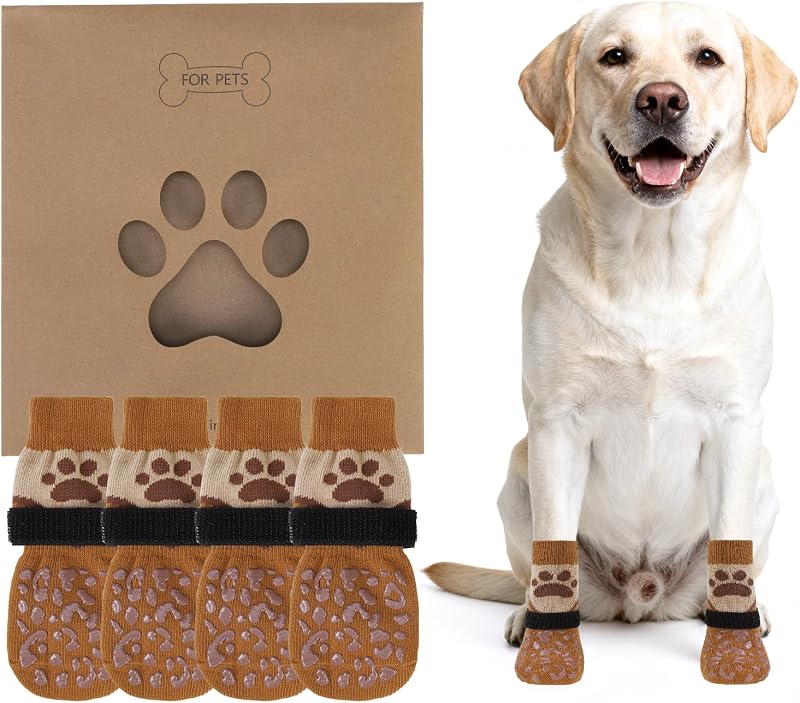 Botas de Meia para Cães KOOLTAIL com Grip Antiderrapante Dupla Face, Respiráveis e para Proteção das Patas