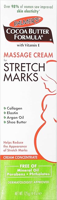Palmer's Cocoa Butter Massage Cream for Stretch Marks, Tube, Oils, 125 g
