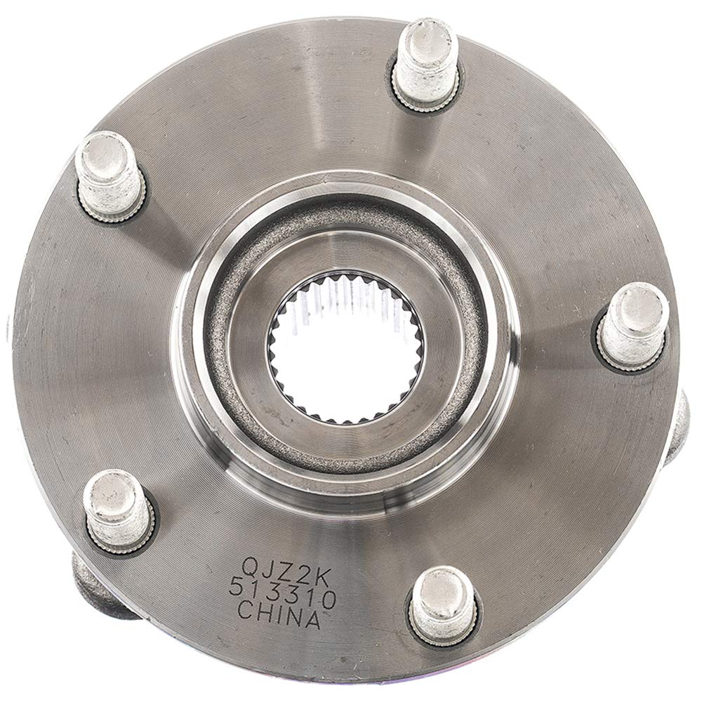 QJZ [1-Pack 513310 - Front Driver or Passenger Side Wheel Hub Bearing Assembly Compatible with 2003-2007 Nissan Murano, 2004-2009 Nissan Quest [Cross Reference: SKF BR930715, Timken HA590046]