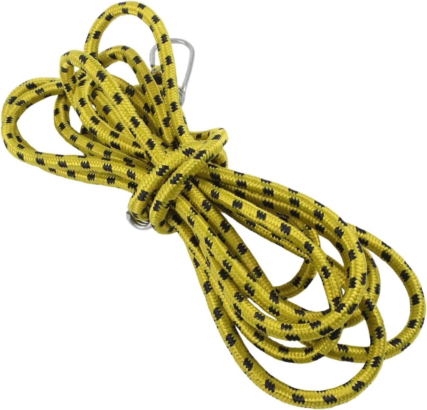 Extra Long Bungee Cord Heavy Duty Elastic Rope Rubber Stretch Cord With Hooks For Hand Truck Luggage Strap Motorcycle Gear Tie Down Roof Rack Securing For Bike(3 Meters)