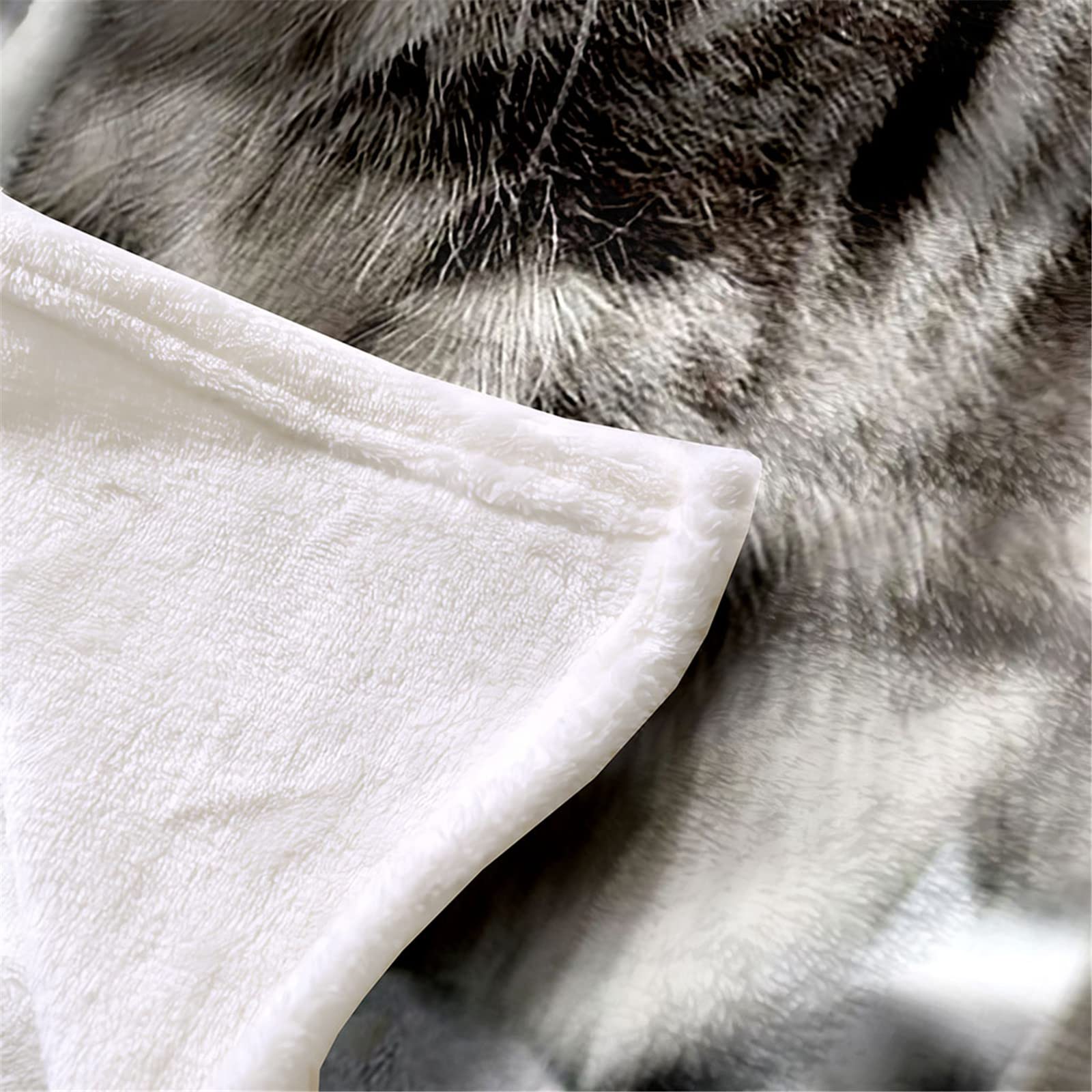 Flanellen Fleece Deken 130 X 150 Cm 3D Cartoon Schattige Kat
