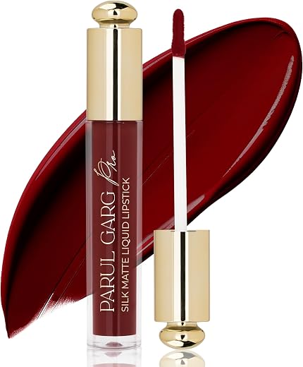 Parul Garg Beauty Silk Matte Liquid Lipstick | Long-Lasting &amp; Smudge-Proof | Soft Matte Finish | Vegan &amp; Clean Beauty | Hy...