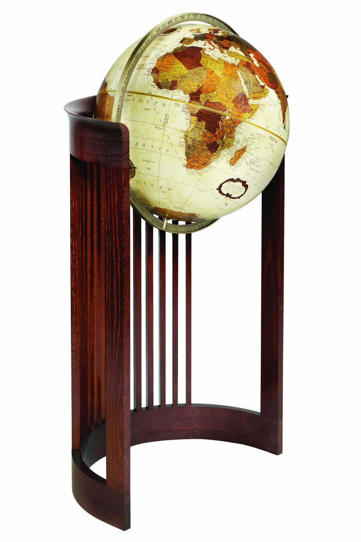 Replogle Globes Barrel Globe, Large, Bronze