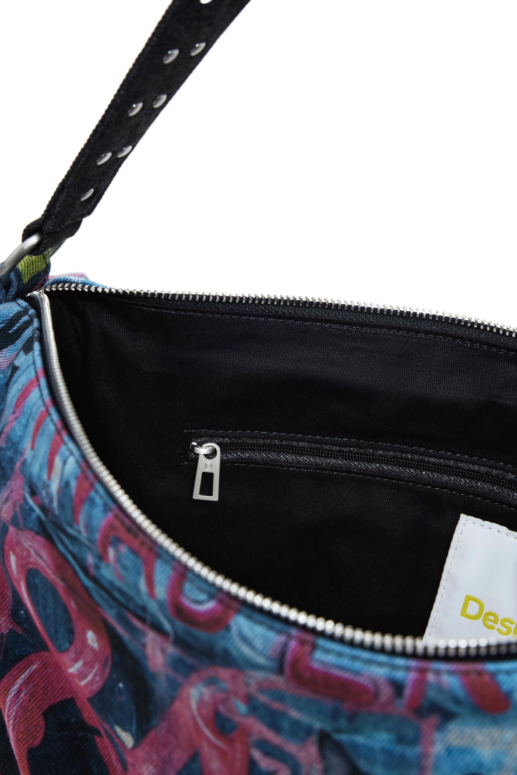 Desigual Schultertasche Umhängetasche Leiria Pizzicato Shoulder Bag Tutti Fruti bunt