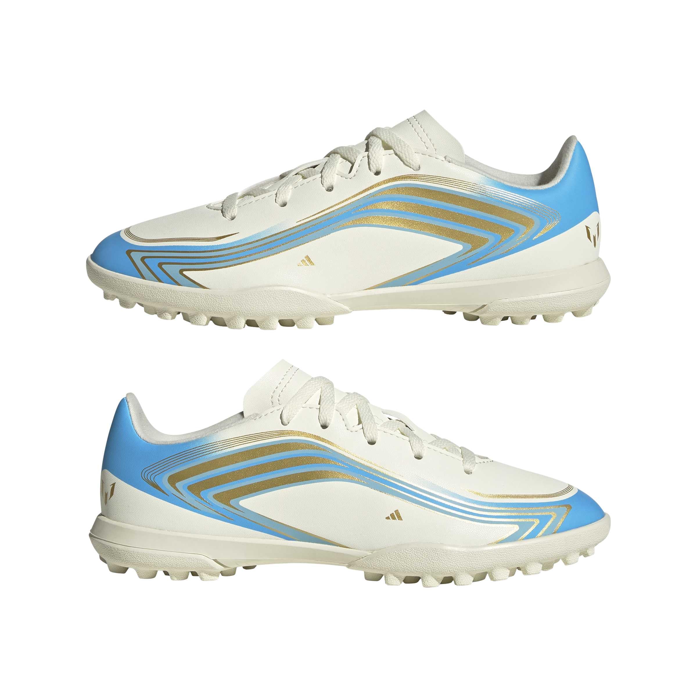 adidas Tenis de fútbol Unisex para niños F50 Messi Club Turf