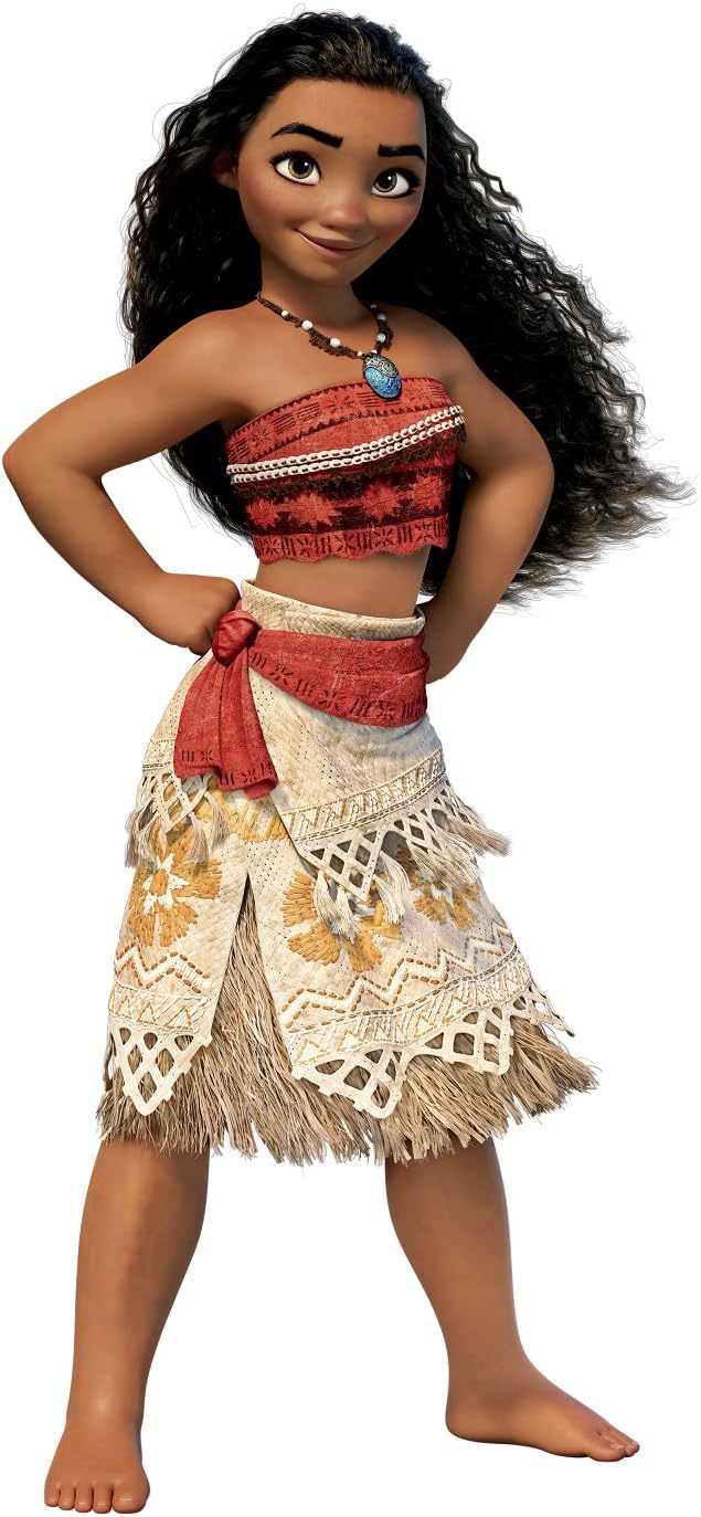 Room Studio – Vaiana Disney Repositionable Vinyl Blue Sticker, vinyl, blue, 103 x 58.4 x 0.3 cm