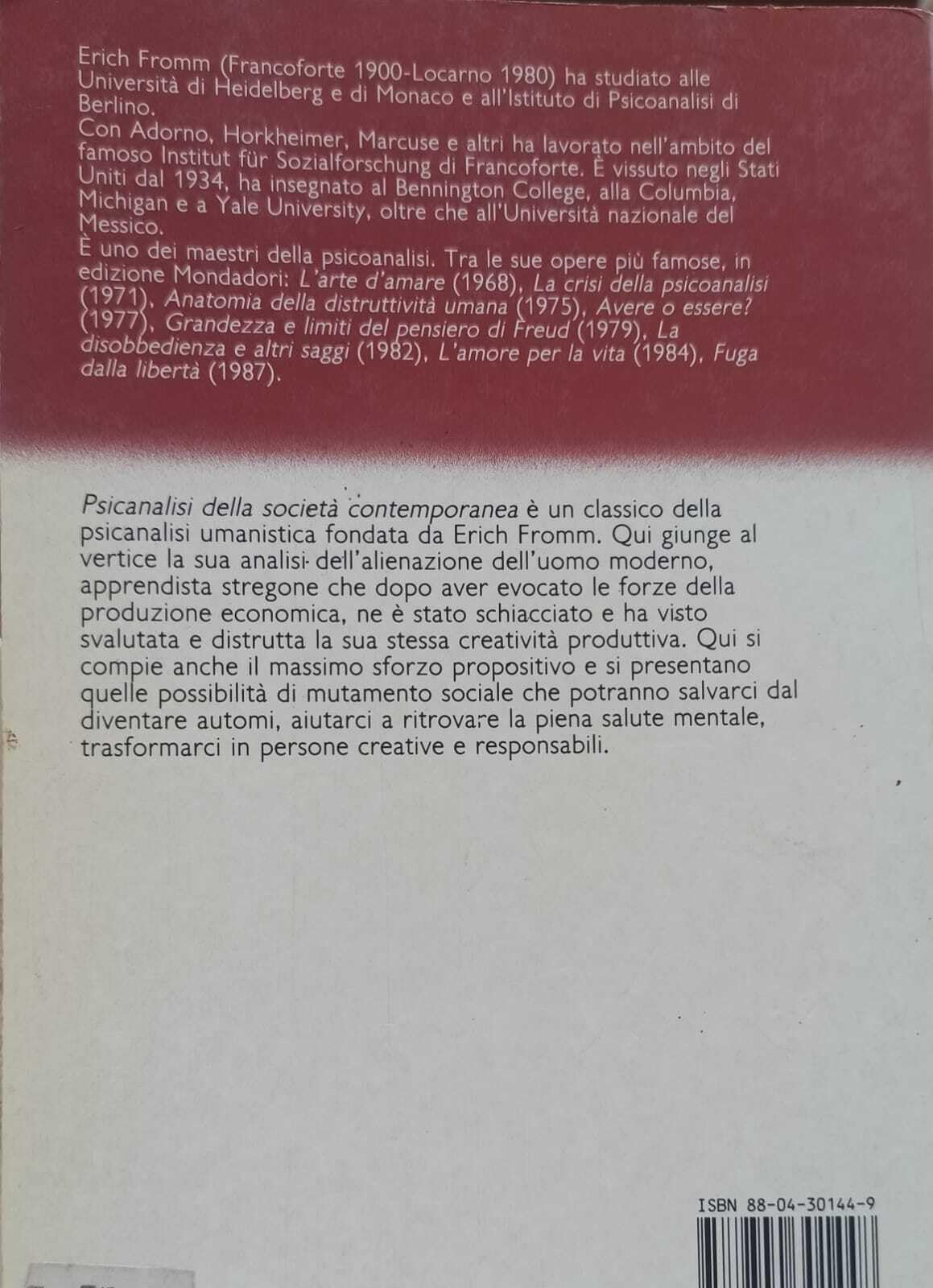 Psicanalisi della società contemporanea