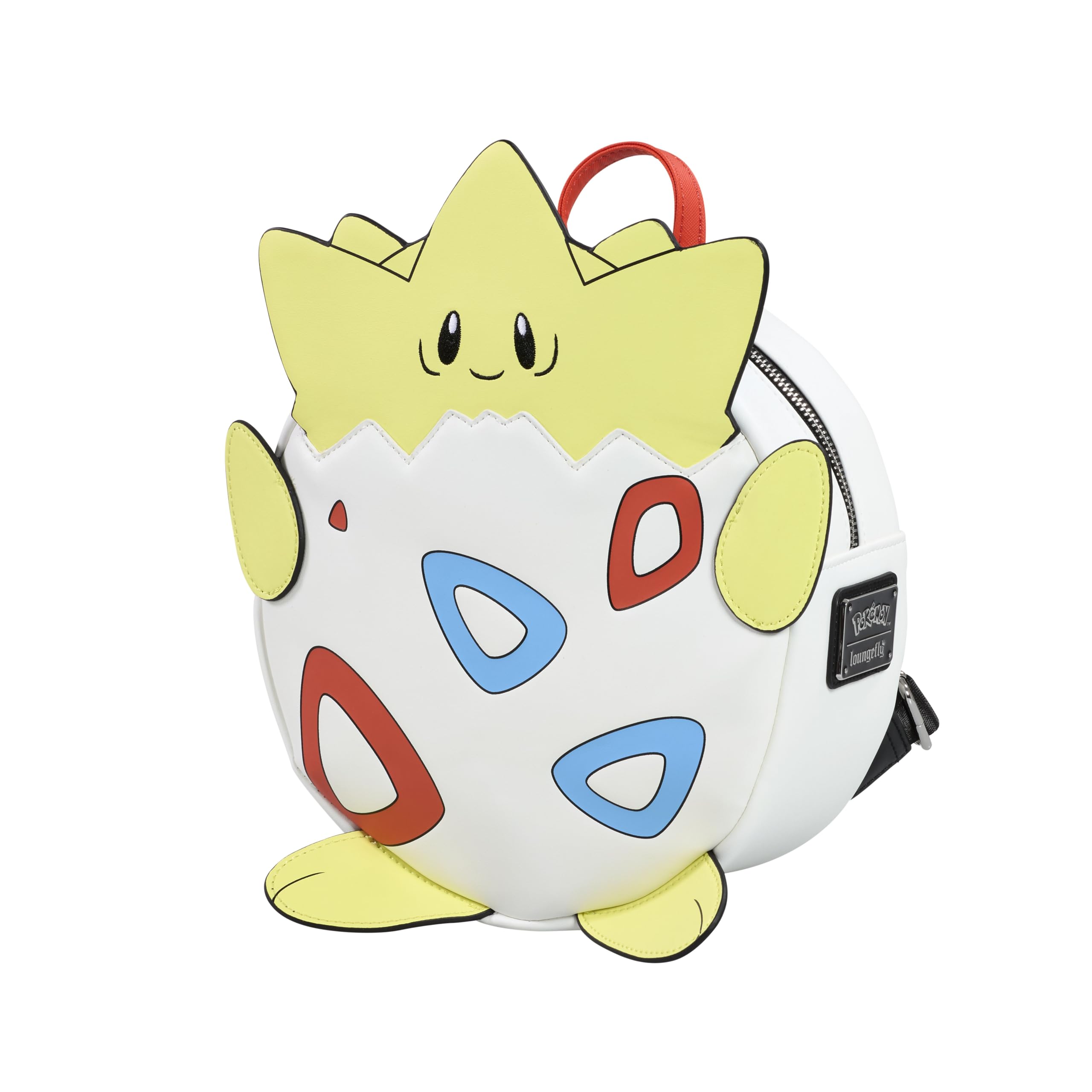 Loungefly Pokemon - Togepi - Mini Backpack - Sac Mignon à Collectionner - Idée de Cadeau - Produits Officiels - pour Les Garçons, Girls Les Hommes et Les Femmes - Anime Fans