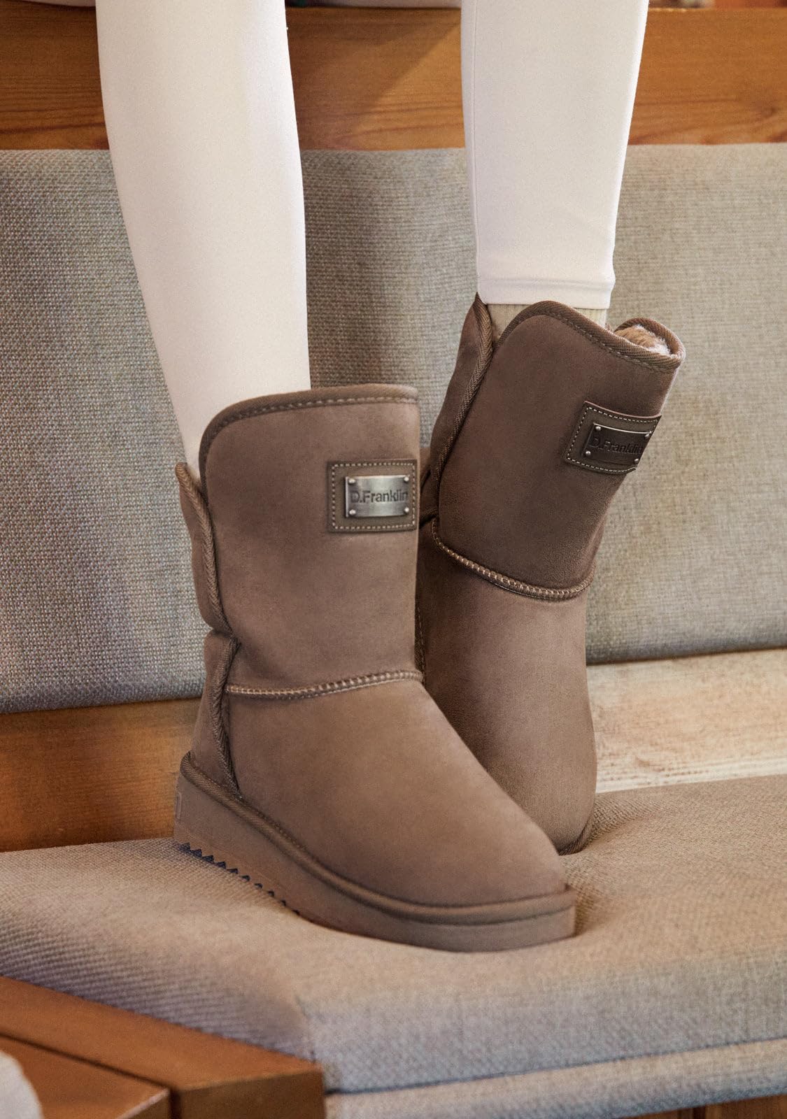 D.Franklin Stiefel - Winterschuhe Damen - Modell nordic basic - Bequem und vielseitig – Lässige Mode