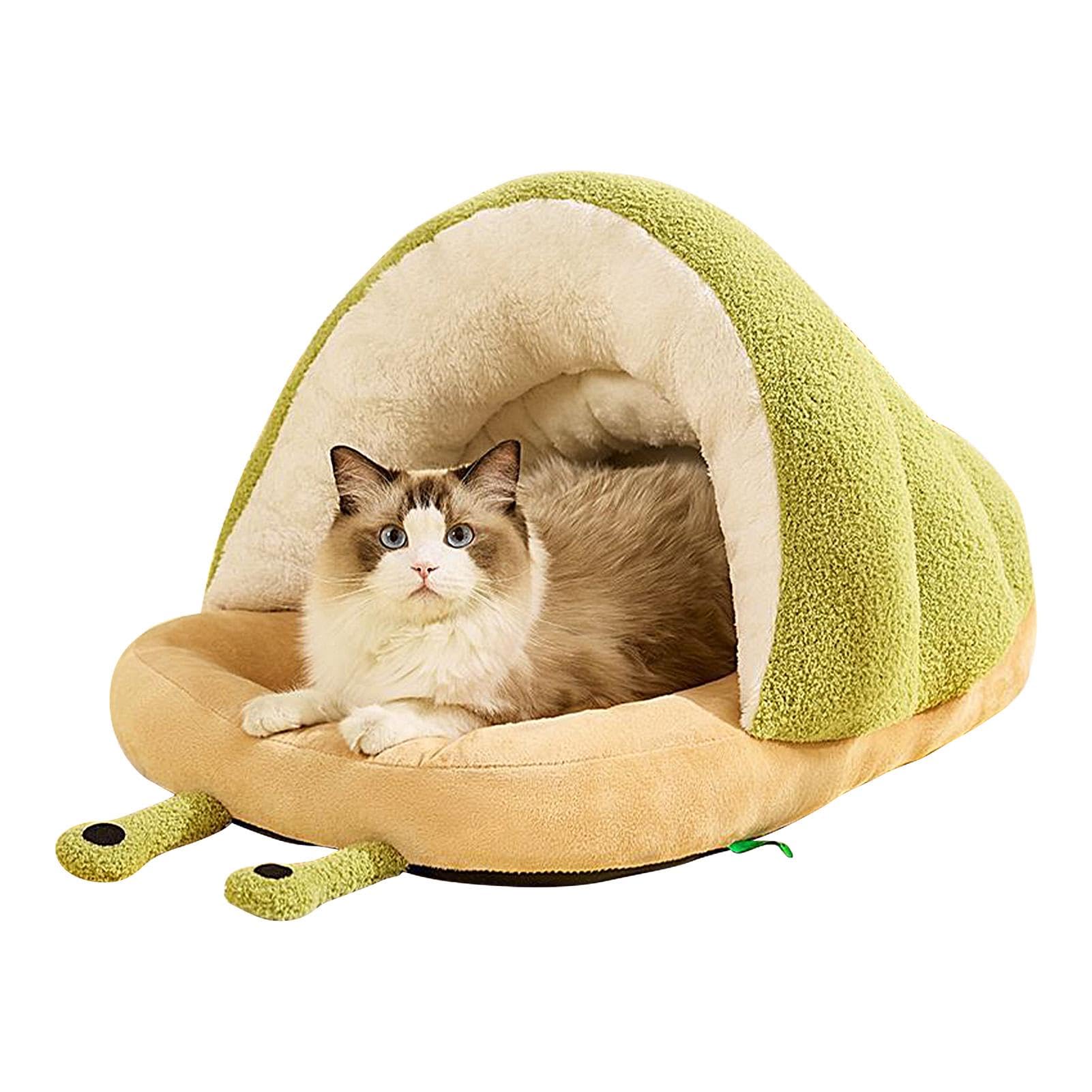 Lit en forme d'escargot pour chat et maison d'intérieur