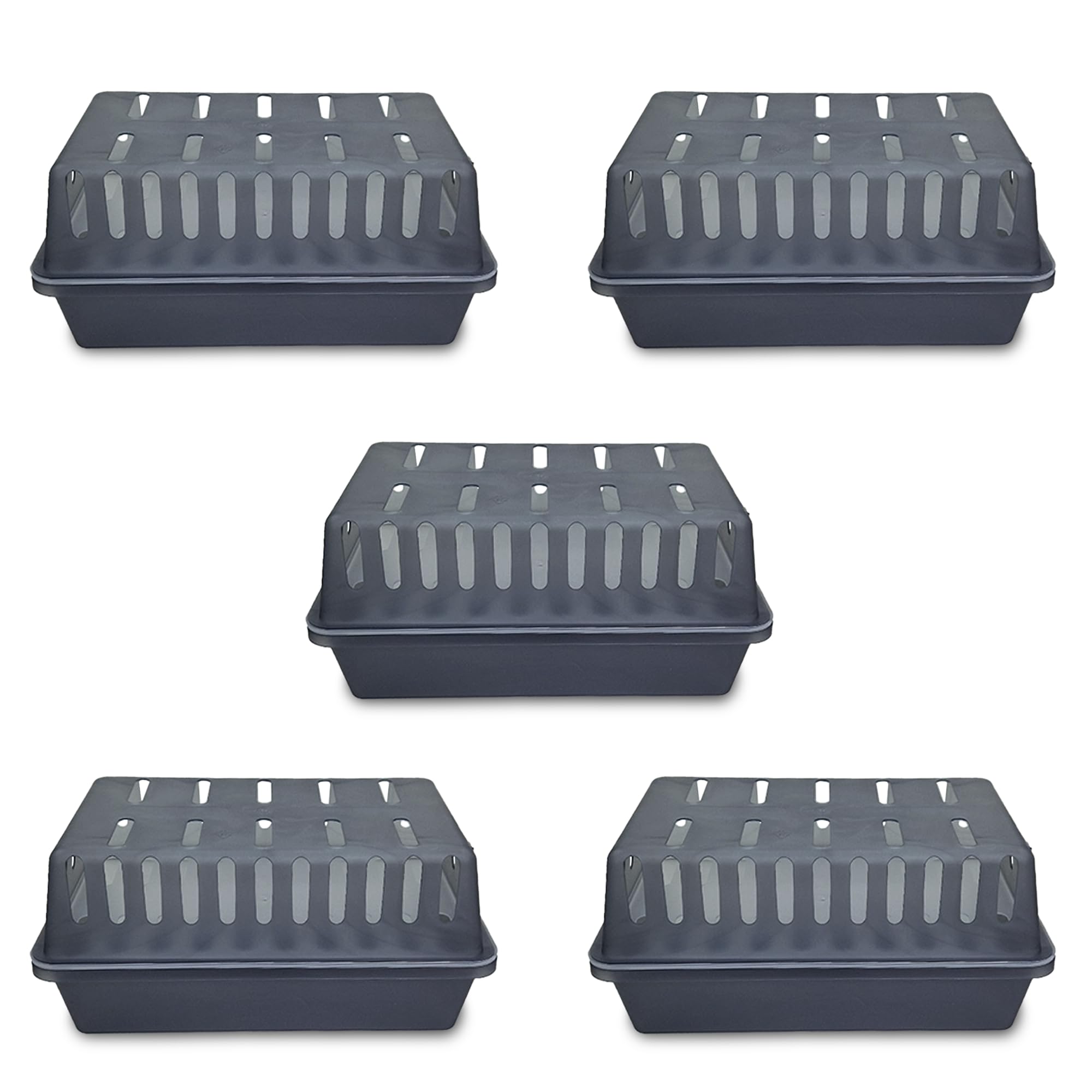 5x XXL Luftentfeuchter Box GT leer, Entfeuchterbox für Raumentfeuchter Granulat bis 1,2kg, kompatibel mit gängigen Entfeuchtern für Wohnraum, Schlafzimmer, Keller