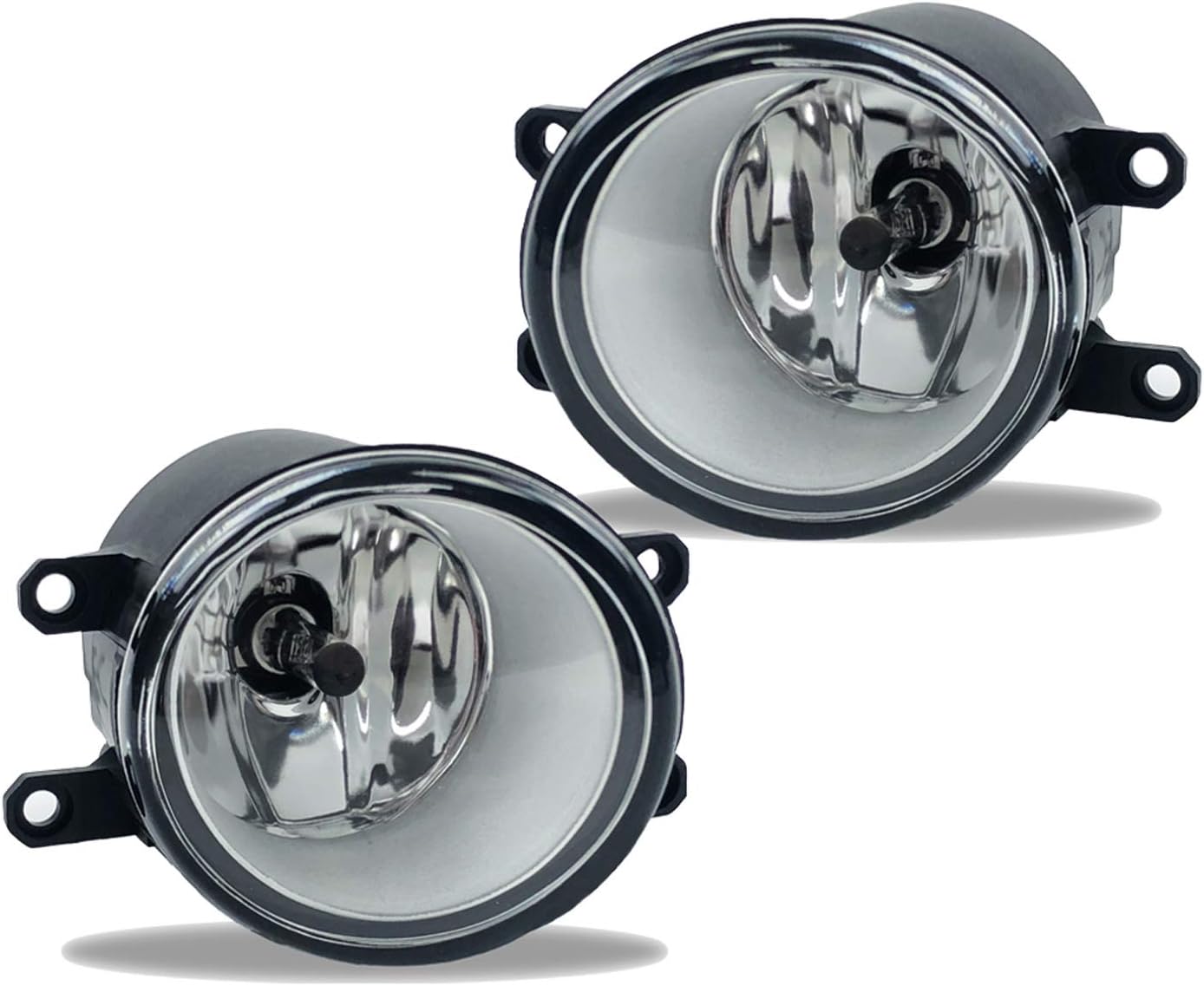 Fog Lights Compatible with 2019 2020 2021 2022 Toyota RAV4 1 Pair H11 12V 55W Fog Lamps with switch,harness Kit (Clear lens)
