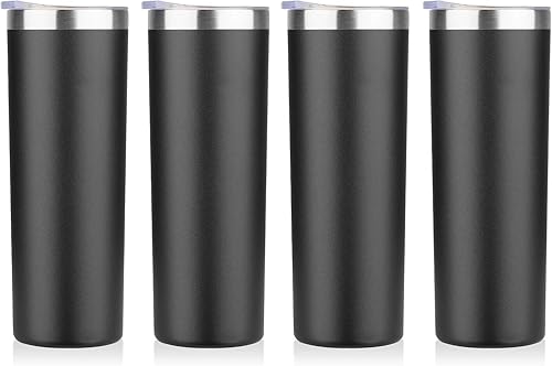 Vasos Flaco de 20 onzas negro