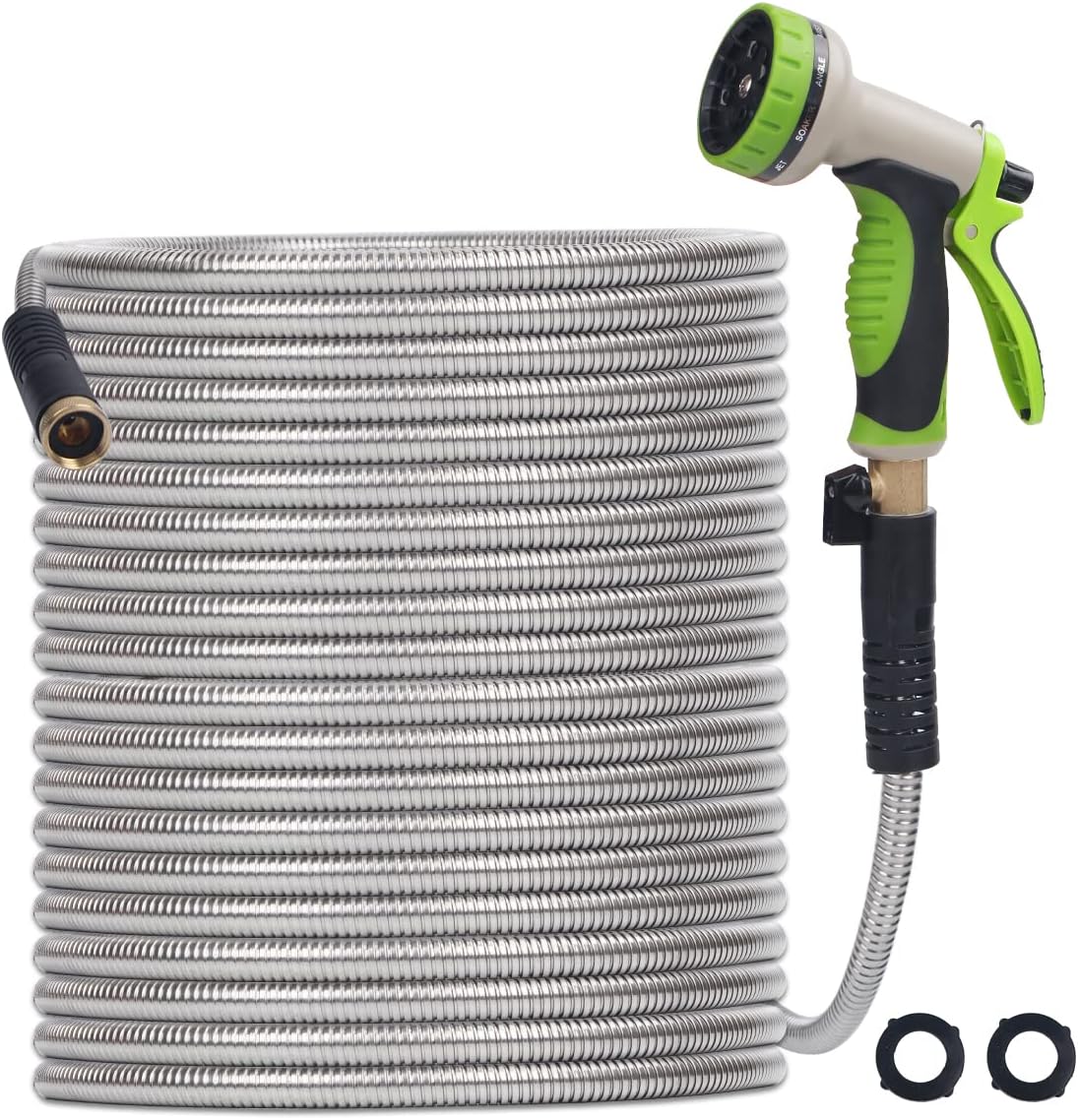 Yeenuo Garden Hose 75ft Heavy Duty Stainless Steel Water