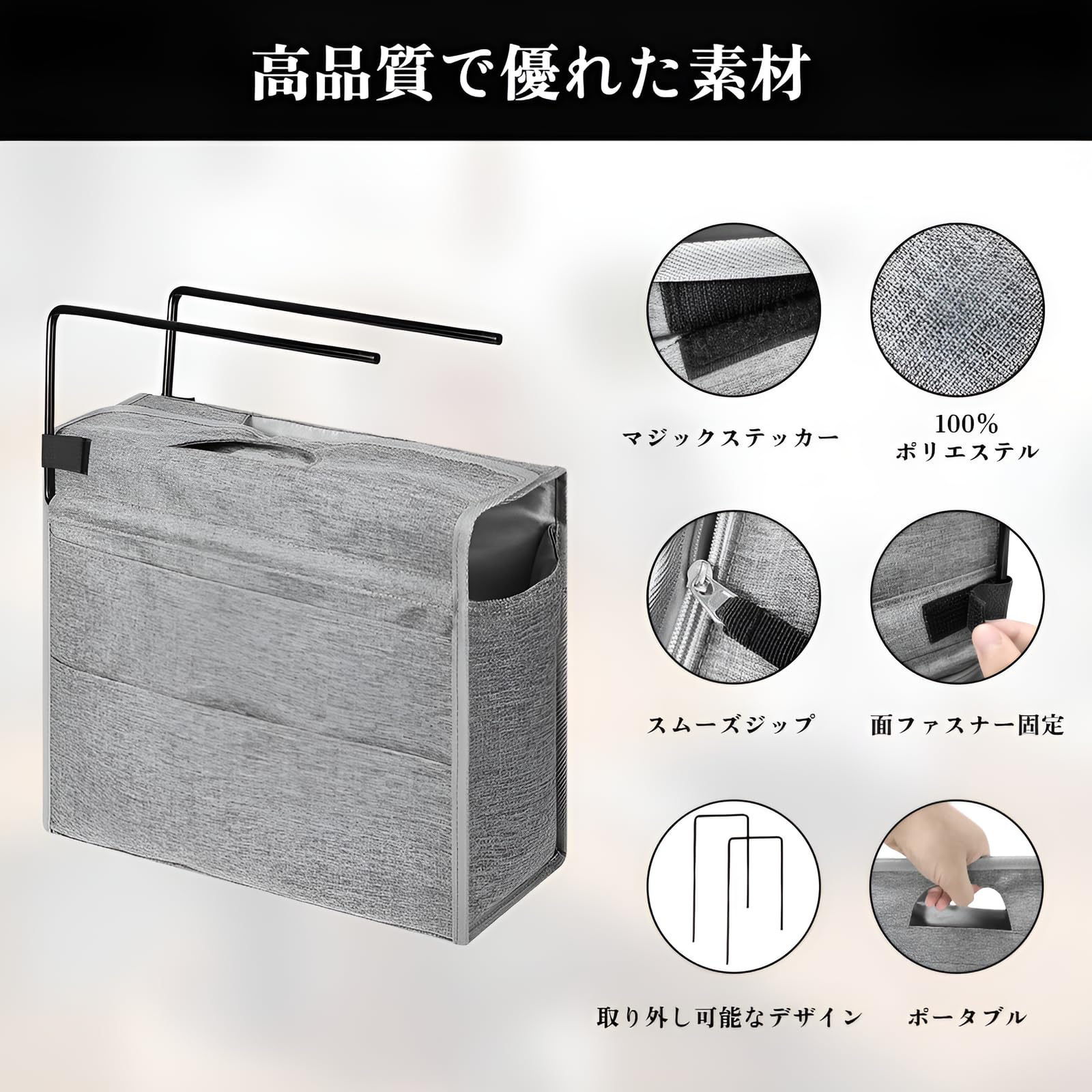 Amazon.co.jp: [COVANK]ハンギングボックス デスク下収納 A4サイズ