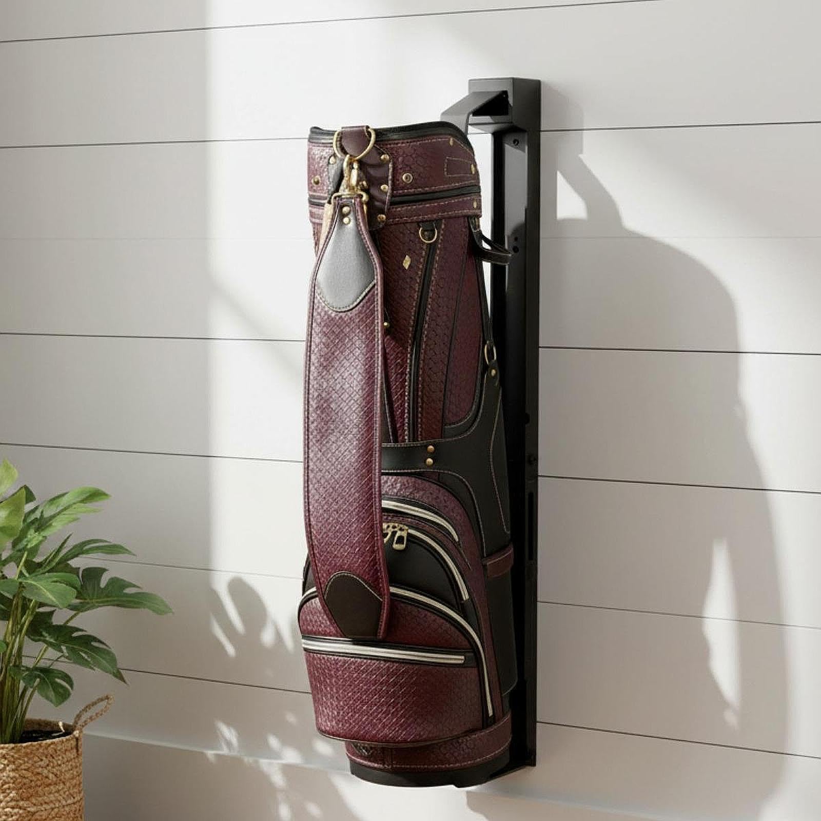 Golftaschen Aufbewahrungsständer, Verstellbarer Präsentationsständer für Übungs Oder Wohnzimmer