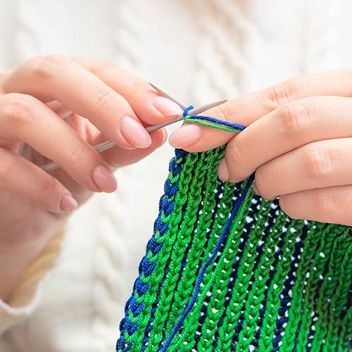 Miniatura 5 de uxcell Juego de 2 pares de agujas de tejer, 0.126 in de diámetro, 9.84 pulgadas de largo, acero inoxidable, agujas de suéter de doble punta para