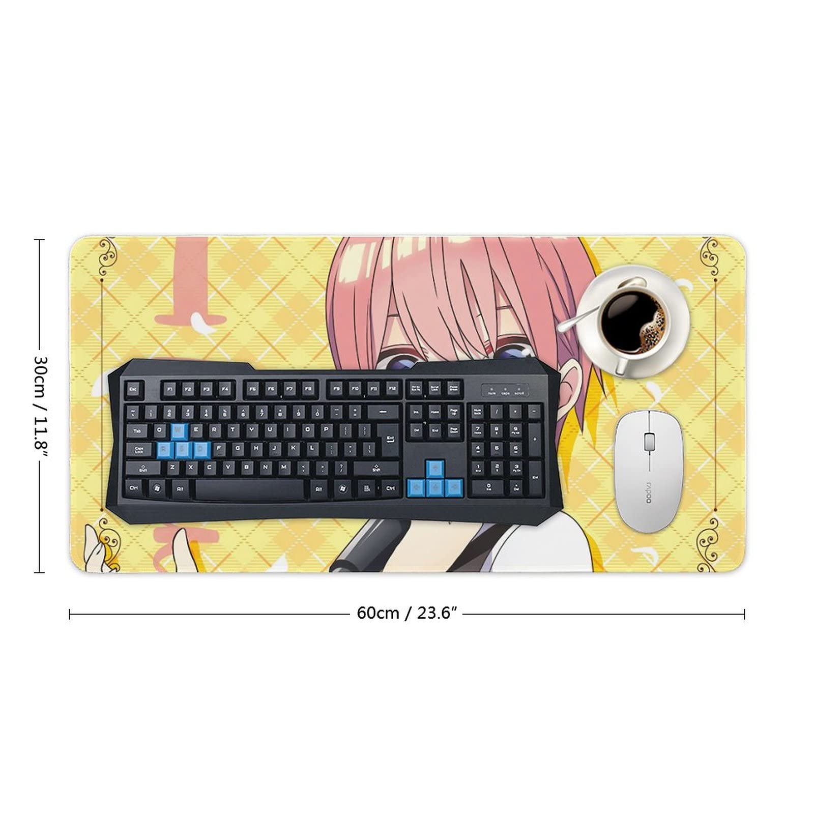 Amazon.co.jp: 五等分の花嫁 大型 ゲーミングマウスパッド 40×90cm