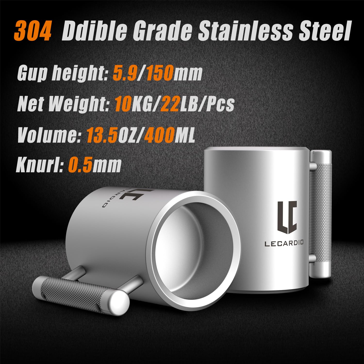 Schwere Tasse 22LB 13 oz – Bierbecher | Fitness-Trinkflasche | Robustes Hantelscheiben-Design | Geschenk für Fitness, Workout und Bierliebhaber