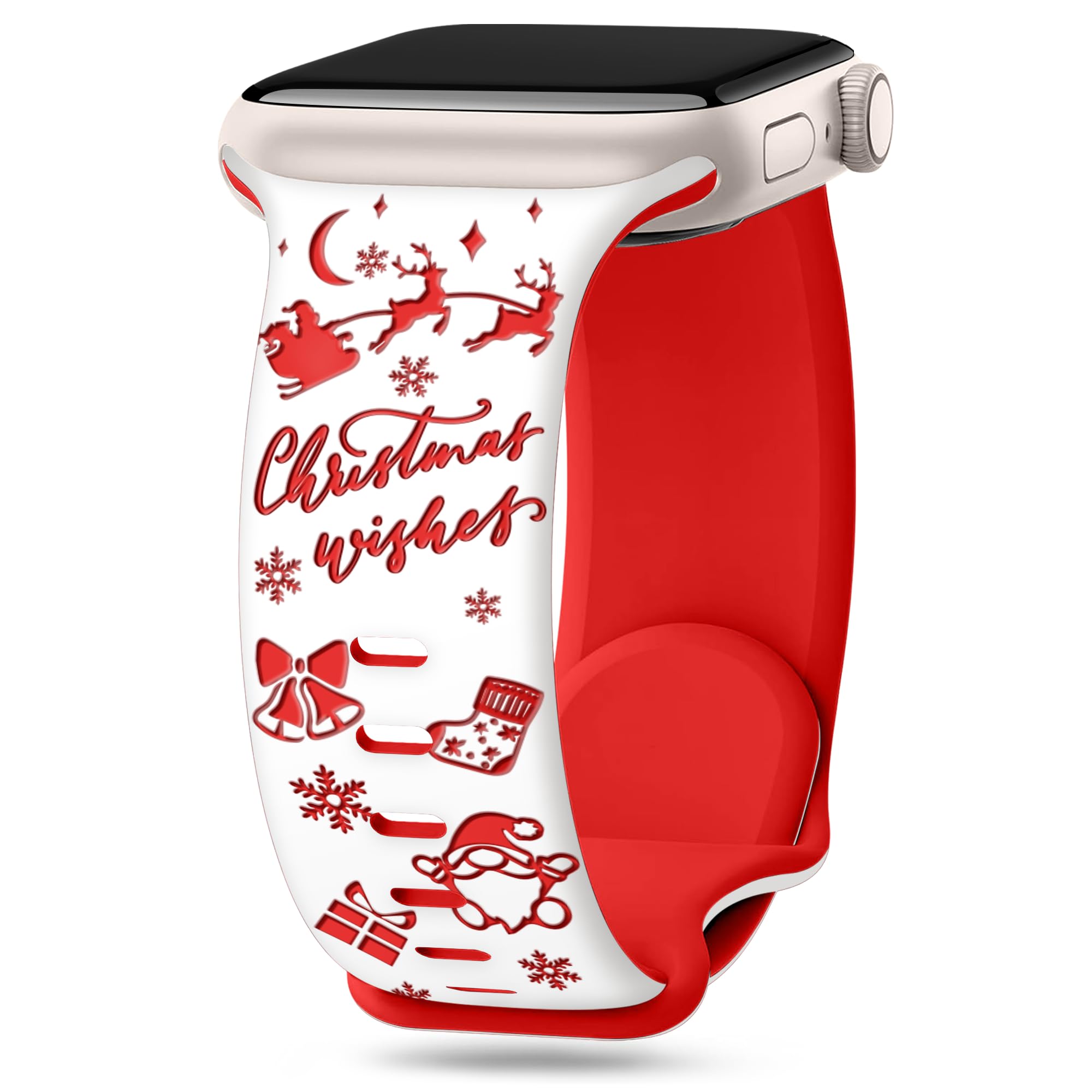 Christmas Apple Apple Watch Bands Holiday Ocaer Christmas Straps