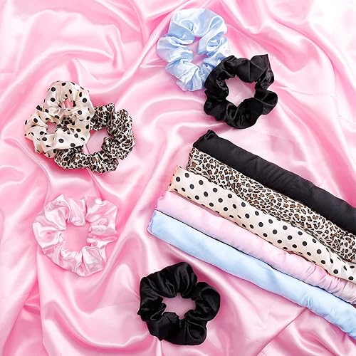 Miniatura 7 de FAVIRZCE - Rizador de cabello sin calor - Rodillos de pelo sin calor para cabello largo, cinta de rizo de seda suave con coleteros de pelo, clips