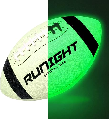 Miniatura 1 de Fútbol de fútbol que brilla en la oscuridad fútbol holográfico de cuero brillante para juegos nocturnos regalo de pelota iluminada para interiores y