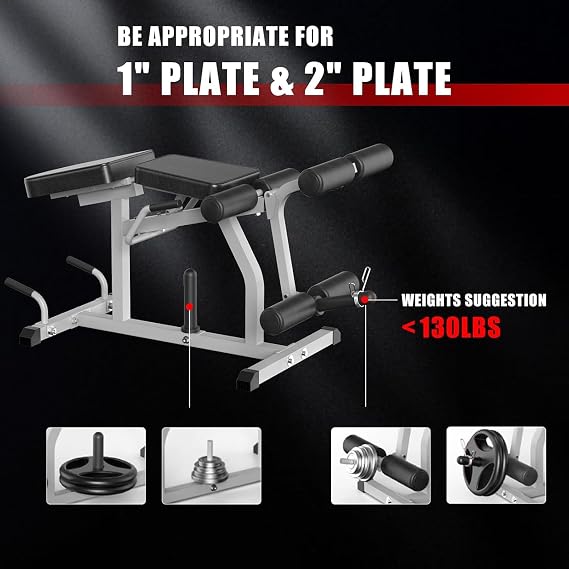Z ZHICHI 2-in-1 Adjustable Leg Extension and Curl Machine, Easy Transition, Home Gym Leg Machine, Weight Capacity 660LBS