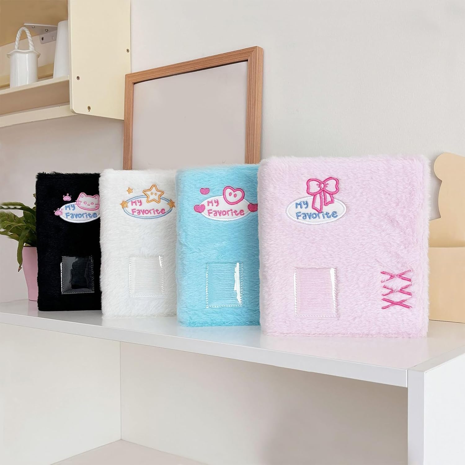 Plush Korean Popular Photocard Binder Covers Plush Card Collector Album Photo Album Korean Popular Photocards Holder